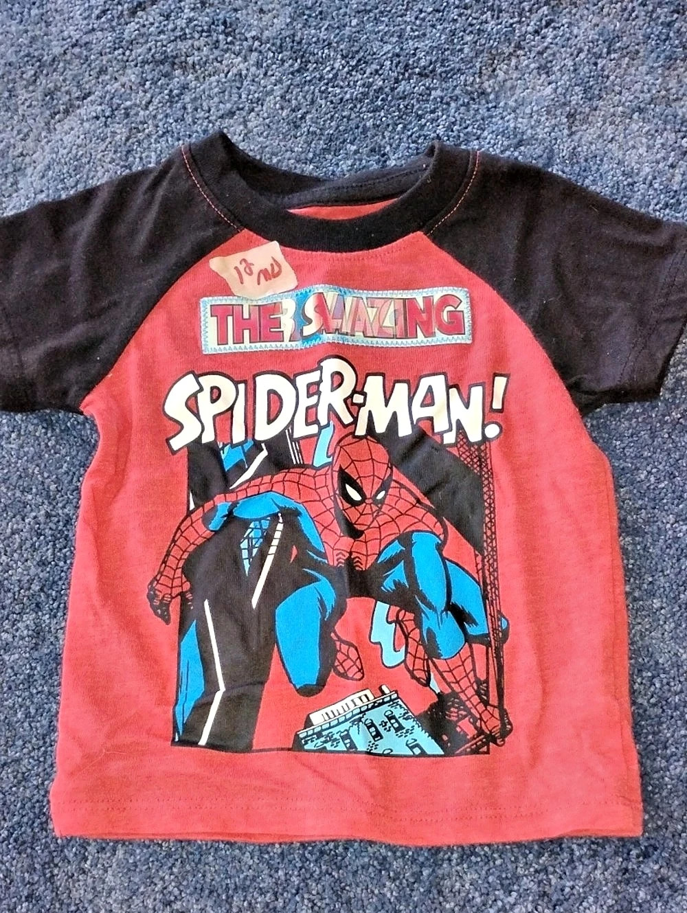 Marvel The Amazing Spider-Man Graphic Tee Baby 12M Good